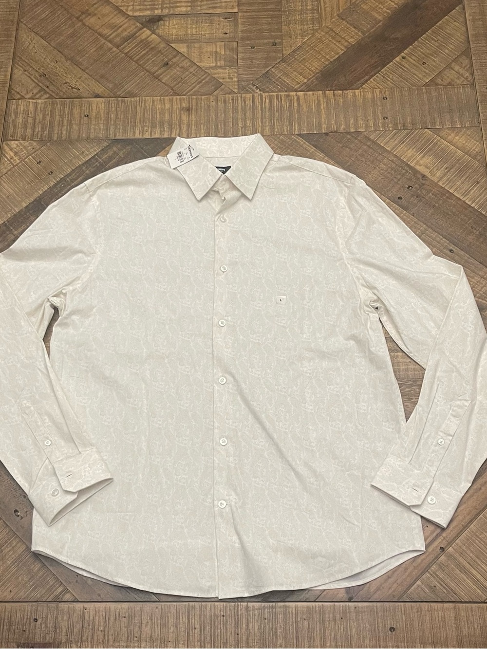 Men's Express Slim 1MX Dress Shirt in a size Large